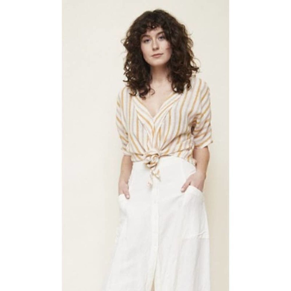 NWT Rails June Amber Stripe Blouse Top Sz. XS